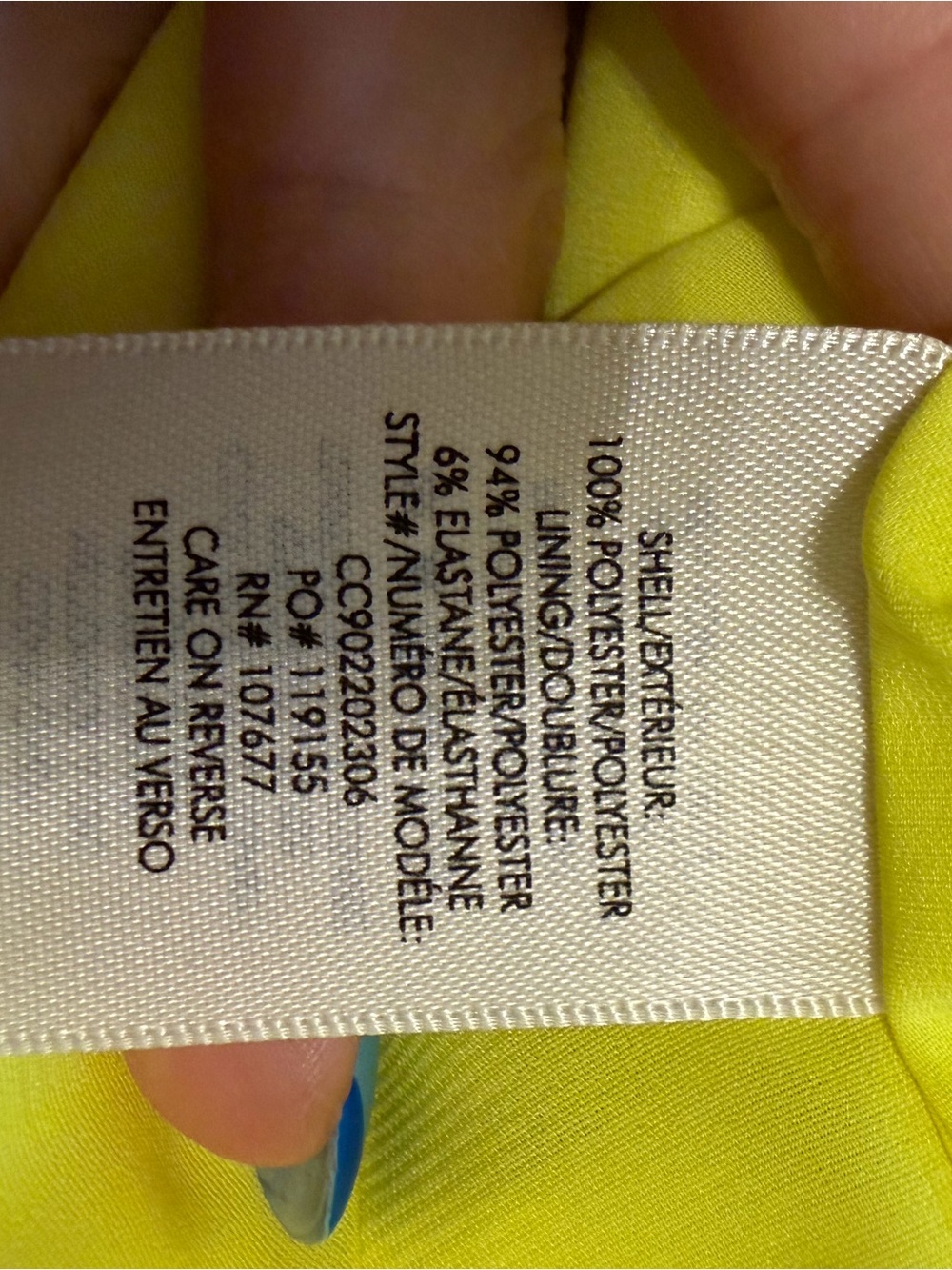 Alice + Olivia Neon Yellow Wrap-Effect Mini Skirt Size 4 - Picture 6 of 6